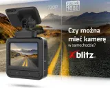 Nowoczesna wdr kamera samochodowa Xblitz nagrywa w Full HD 1080p. Zapewnij sobie bezpieczeństwo na drodze.