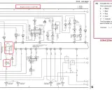 Schemat bezpieczników Toyota Avensis T27 po polsku. Pokazuje rozmieszczenie bezpieczników i przekaźników, w tym przekaźnik otwarcia obwodu i przekaźnik pompy paliwa.